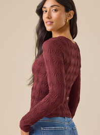 Blaire Seamless Floral Long Sleeve Cami - TULLABEE