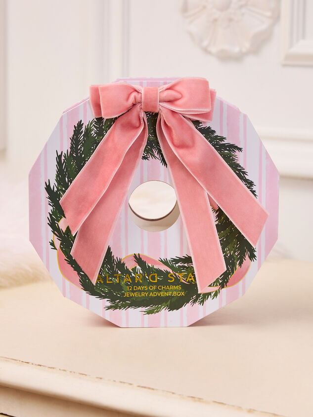 12 Days of Charms Jewelry Wreath Advent Calendar Detail 2 - TULLABEE