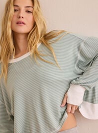 Open Horizon Long Sleeve Detail 3 - TULLABEE