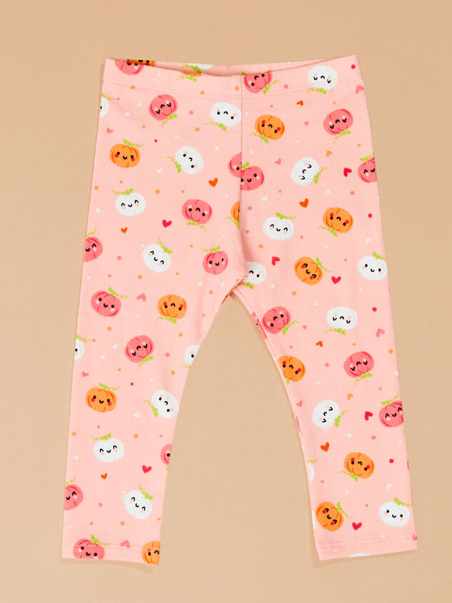 Little Pumpkin Dress and Legging Baby Set Detail 3 - TULLABEE