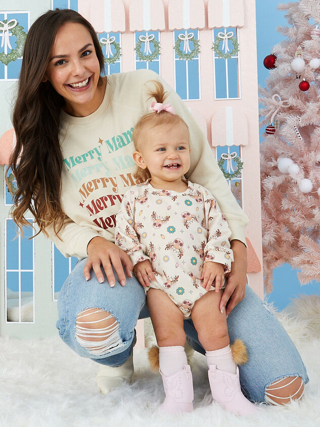 Groovy Reindeer Romper - TULLABEE