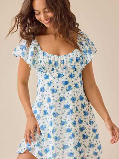 Wren Floral Mini Dress - TULLABEE