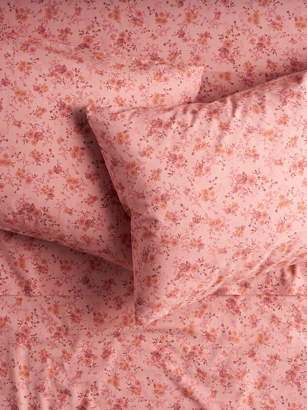 Blossom Cotton Single Pillowcase Detail 2 - TULLABEE