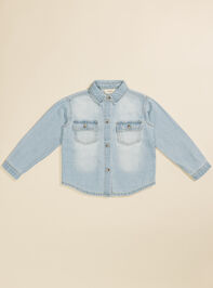 Finley Denim Button-Down Detail 3 - TULLABEE