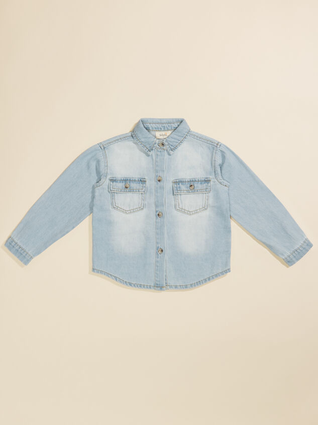 Finley Denim Button-Down Detail 3 - TULLABEE