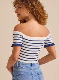 Saylor Off Shoulder Top Detail 4 - TULLABEE