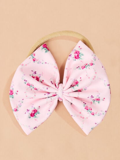 Rose Garden Big Bow Headband - TULLABEE
