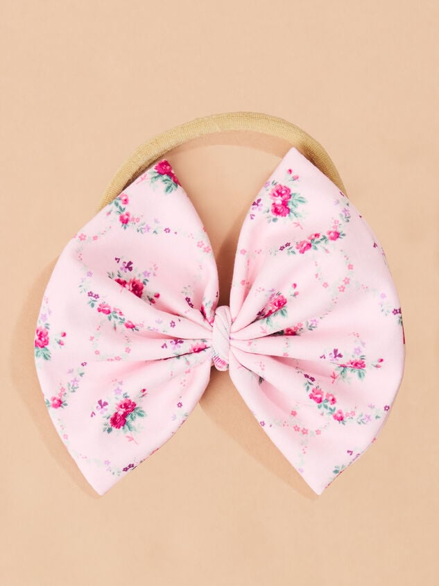 Rose Garden Big Bow Headband - TULLABEE