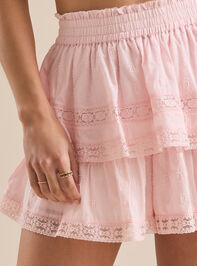 Raleigh Layered Lace Shorts Detail 2 - TULLABEE