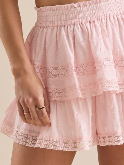 Raleigh Layered Lace Shorts - TULLABEE