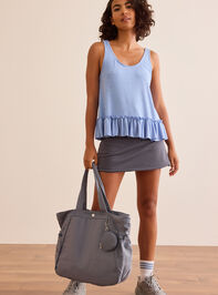 Cascade Ruffle Tank Detail 3 - TULLABEE