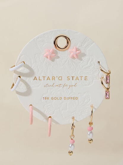 Sunset Starfish Earring Set - TULLABEE