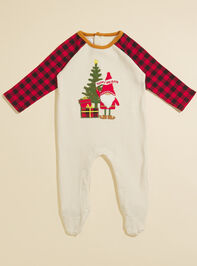 Gnome Checkered Footie by MudPie - TULLABEE