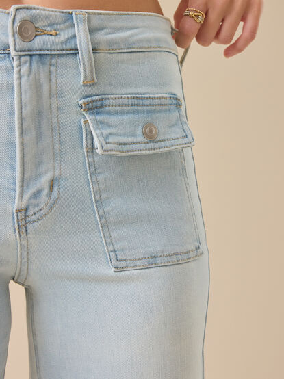 Tullalah Wide Leg Crop Jeans - TULLABEE