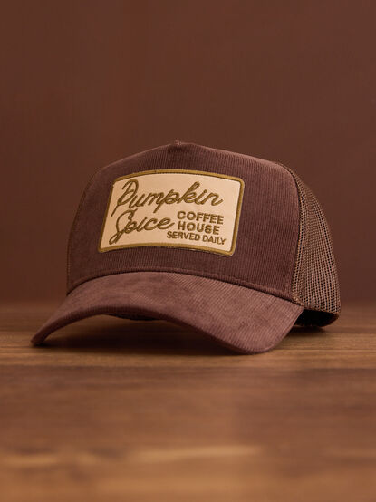 Pumpkin Spice Trucker Hat - TULLABEE