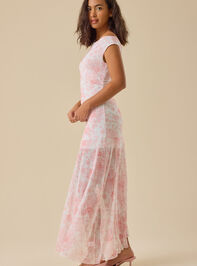 Samara Mesh Maxi Dress Detail 3 - TULLABEE