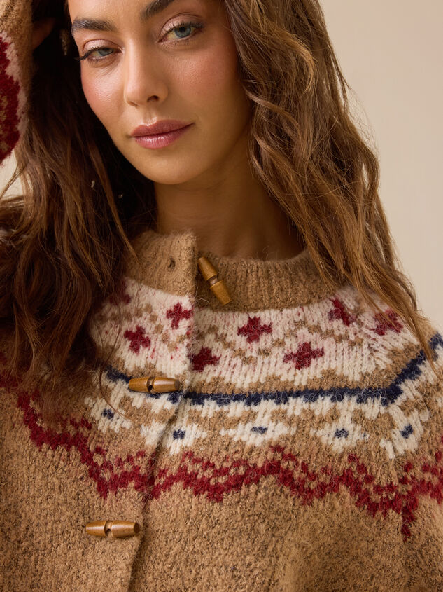 Alessandra Toggle Cardigan Detail 4 - TULLABEE