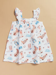 Country Girl Boots Dress Detail 3 - TULLABEE