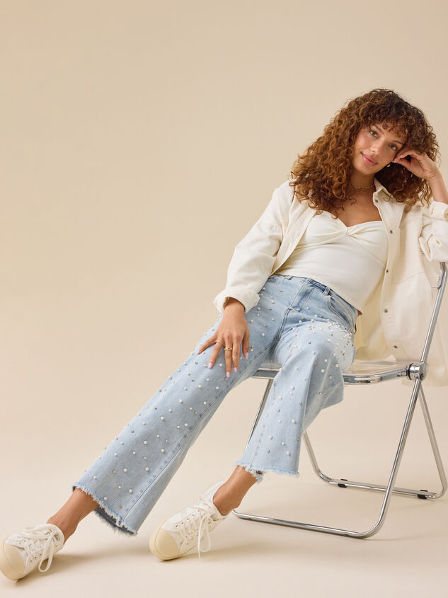 Pearlina Embelished Jeans Detail 6 - TULLABEE