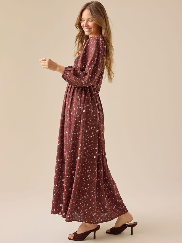 Della Harvest Mama Dress by Rylee + Cru Detail 3 - TULLABEE