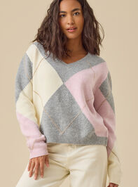 Mika Argyle Sweater - TULLABEE
