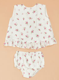Levana Blossom Top and Bloomer Set Detail 2 - TULLABEE