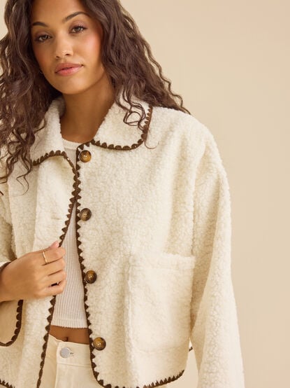 Goldie Sherpa Jacket - TULLABEE