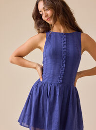 Layla Eyelet Mini Dress Detail 4 - TULLABEE