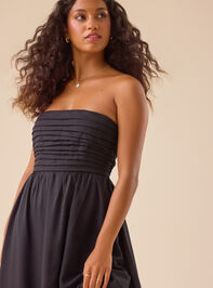 Serena Strapless Midi Dress Detail 3 - TULLABEE