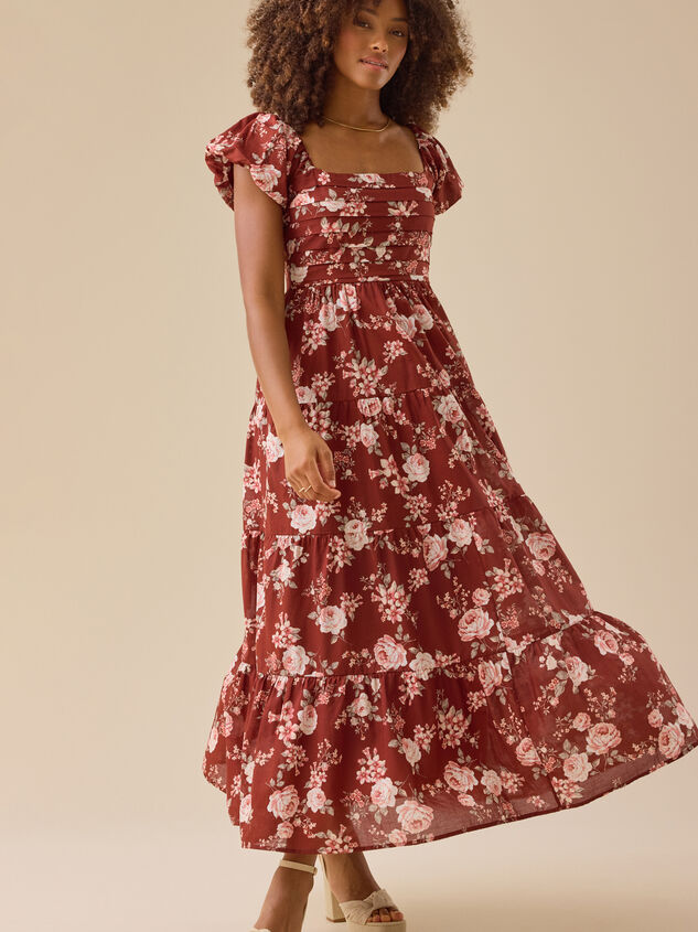Solanda Floral Maxi Dress - TULLABEE
