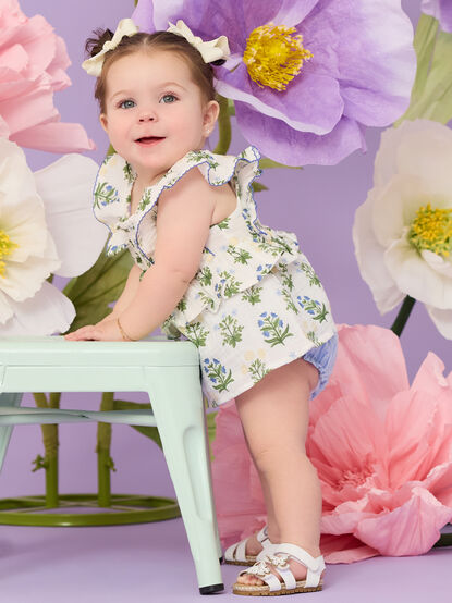 Mariella Floral Tank and Bloomer Set by Mudpie - TULLABEE