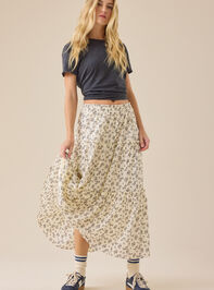 Catelyn Floral Midi Skirt - TULLABEE