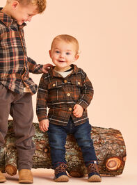 Ed Plaid Baby Shacket - TULLABEE