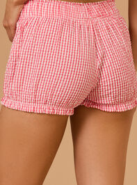 Ezra Gingham Bloomer Short Detail 5 - TULLABEE