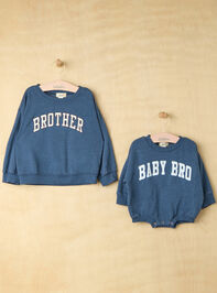Brother Graphic Sweatshirt Detail 3 - TULLABEE