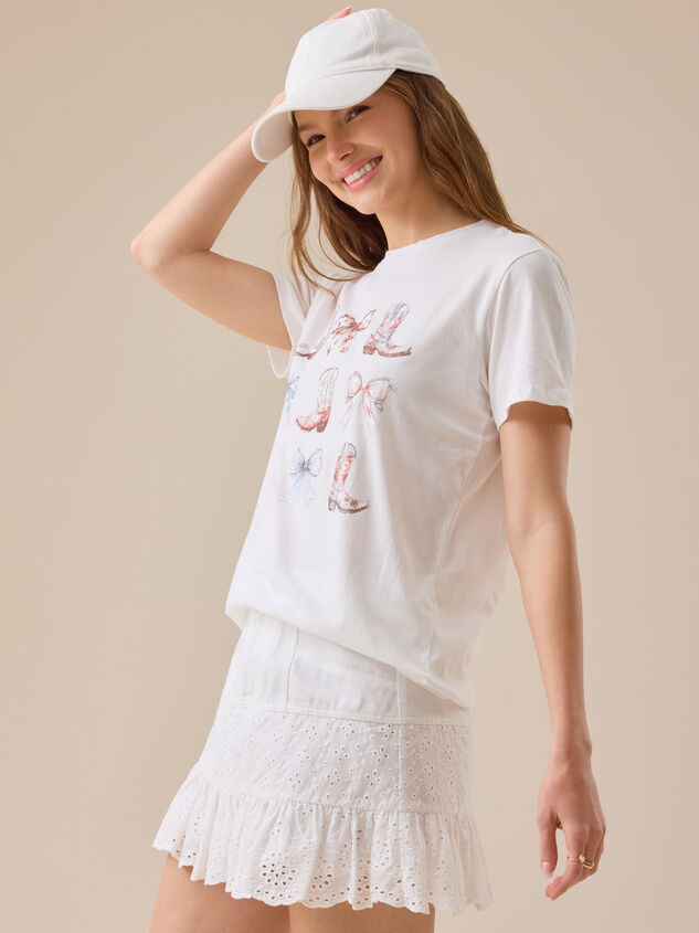Boots and Bows Mama Tee Detail 3 - TULLABEE