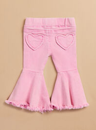 Vera Heart Flare Pants Detail 2 - TULLABEE