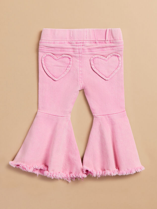 Vera Heart Flare Pants Detail 2 - TULLABEE