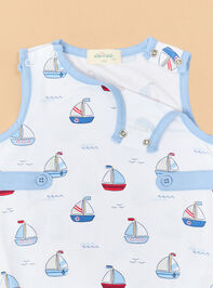 Little Captain Romper Detail 2 - TULLABEE