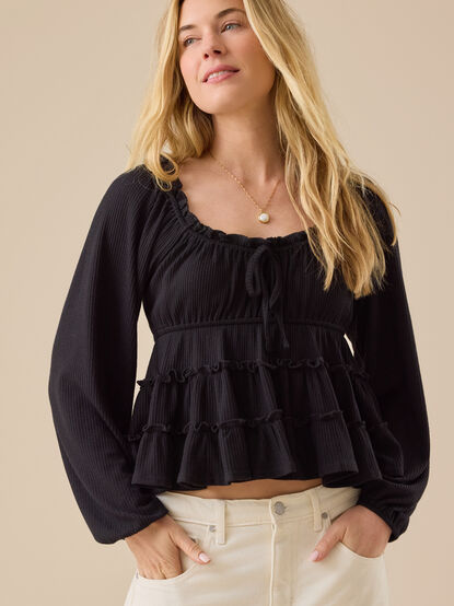 Harlow Tiered Babydoll Top - TULLABEE