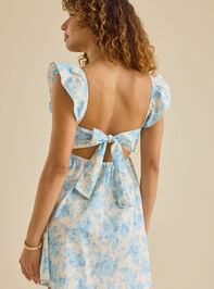 Ivara Floral Mini Dress Detail 6 - TULLABEE