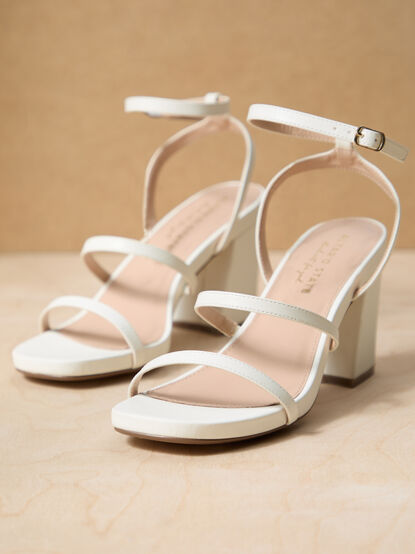 Simply Suede Strap Heels - TULLABEE
