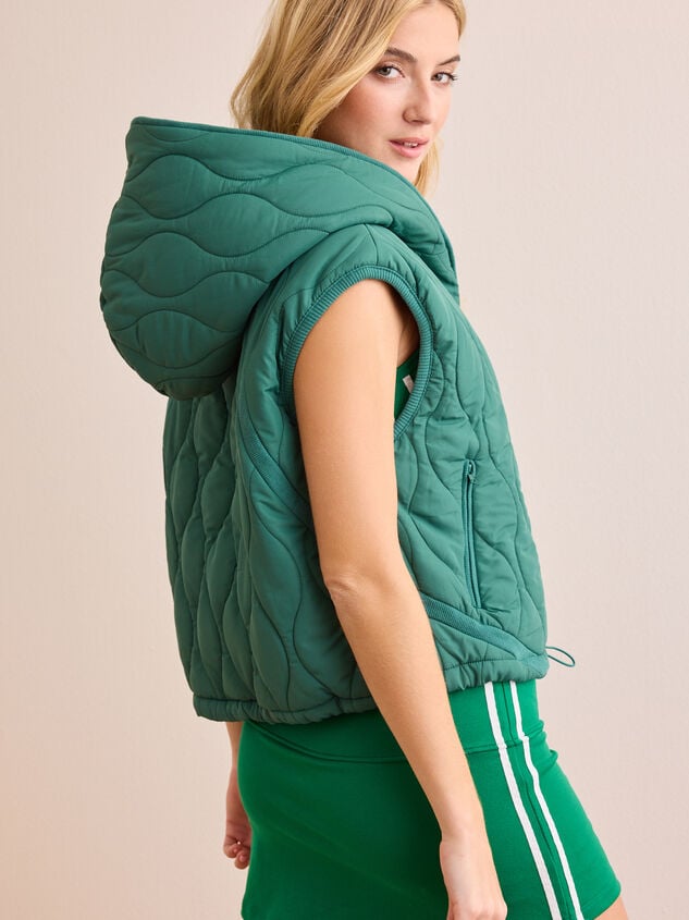 Horizon Puff Quilted Vest Detail 5 - TULLABEE