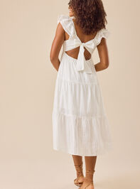 Taegan Clip Dot Maxi Dress Detail 5 - TULLABEE