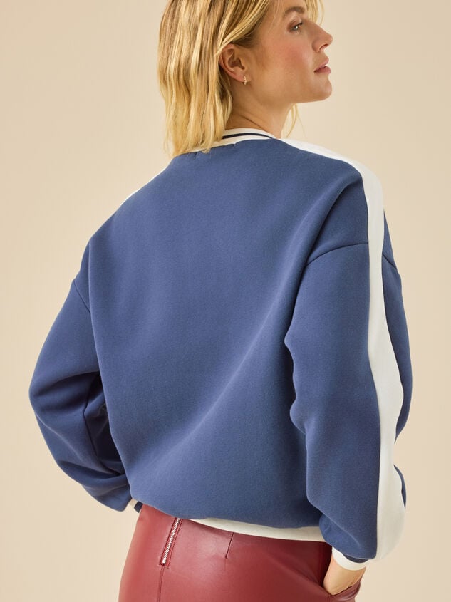 Apres Ski Embroidered Pullover Detail 4 - TULLABEE