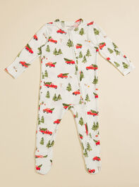 Christmas Truck Footie - TULLABEE