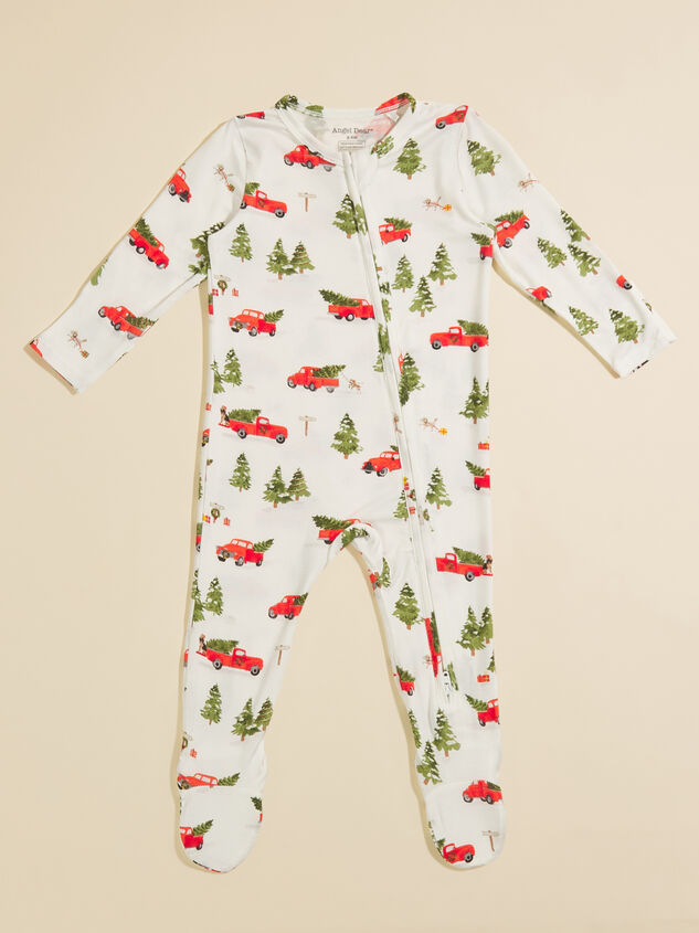 Christmas Truck Footie - TULLABEE