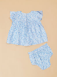 Gracie Floral Smocked Dress Detail 3 - TULLABEE