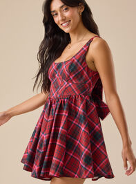 Noelle Bow Mini Dress Detail 6 - TULLABEE