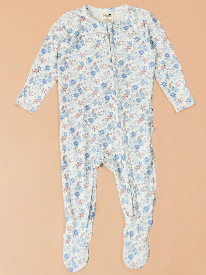 Country Girl Ruffle Footie - TULLABEE